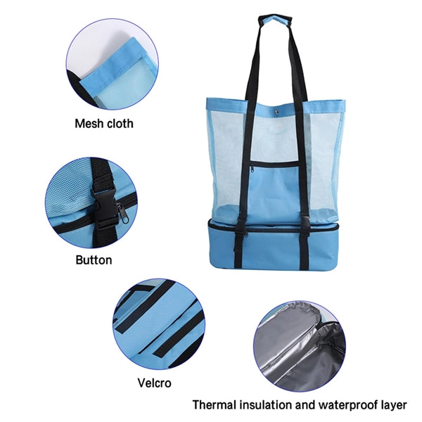 Detachable Beach Tote Bag Cooler