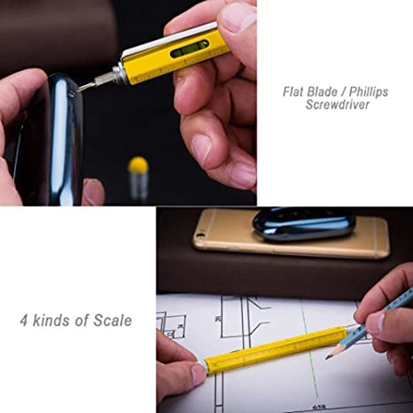 Multi-functional ballpoint pen with tools