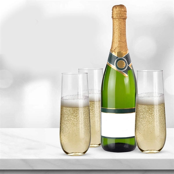 9 Oz Plastic Champagne Glasses