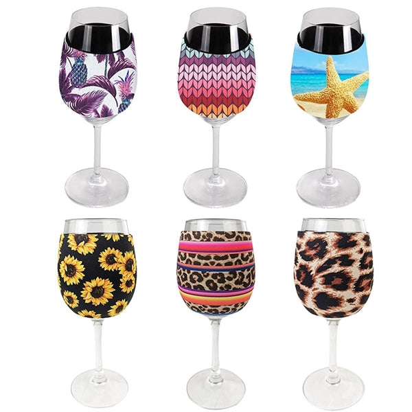 Neoprene Wine Glass Holder Goblet Cooler