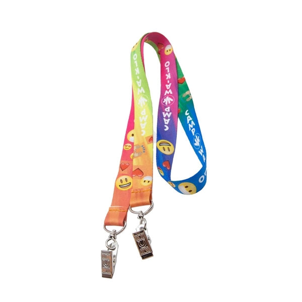 Double Ended Lanyard w/ Bulldog Clip