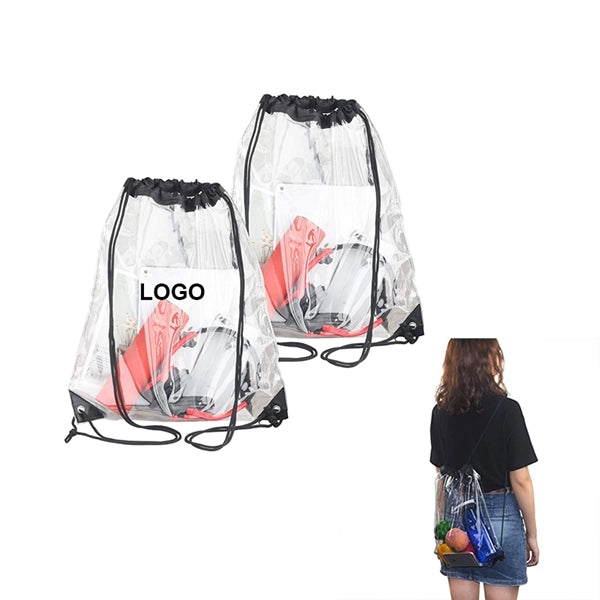 PVC Clear Cinch Bag Or Backpack