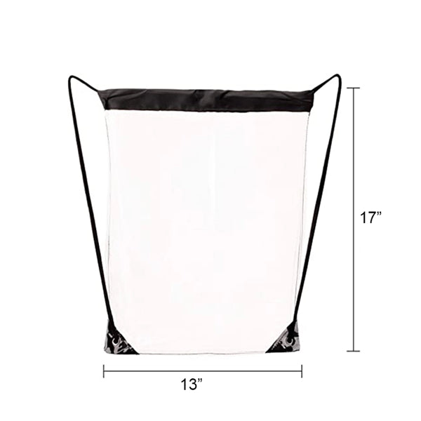 PVC Clear Cinch Bag Or Backpack
