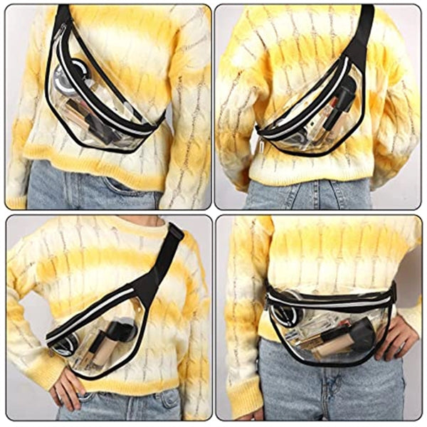 Clear Fanny Pack Transparent Adjustable Belt Bag