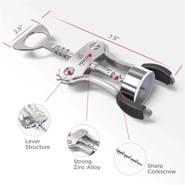 Beer Red Wine Dual-Purpose Multifunctional Corkscrew Bottle