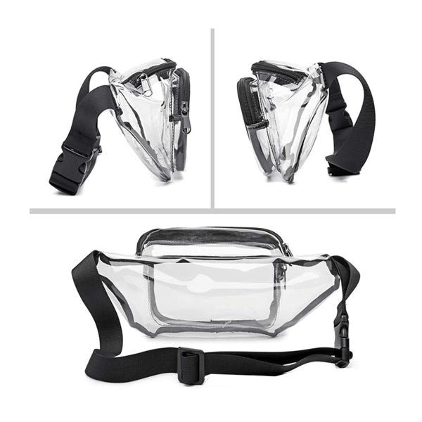 Clear Fanny Pack Transparent Adjustable Belt Bag