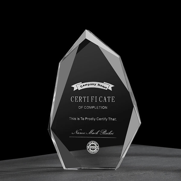 Faceted Crystal Peak Award
