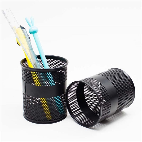 Mesh Metal Stationery Pen Container Pencil Holder Organizer