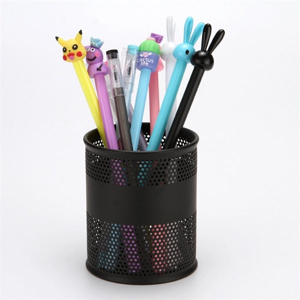 Mesh Metal Stationery Pen Container Pencil Holder Organizer