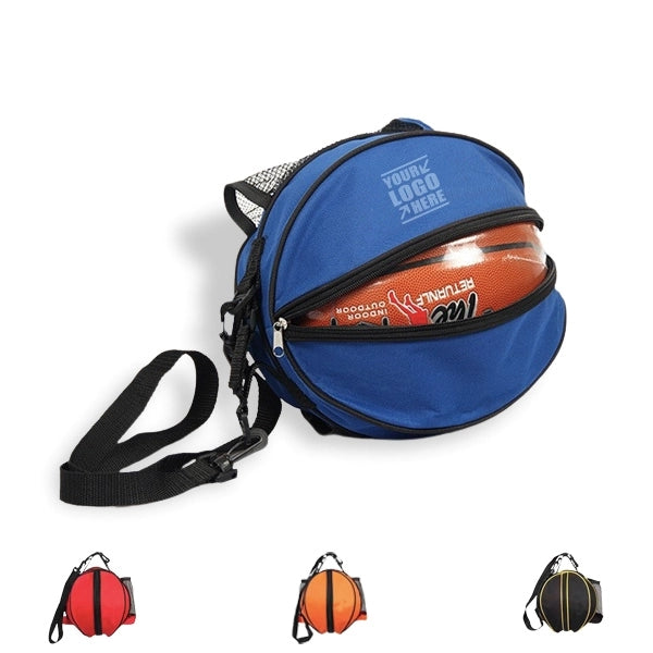 Oxford Cloth Round Basketball Backpack