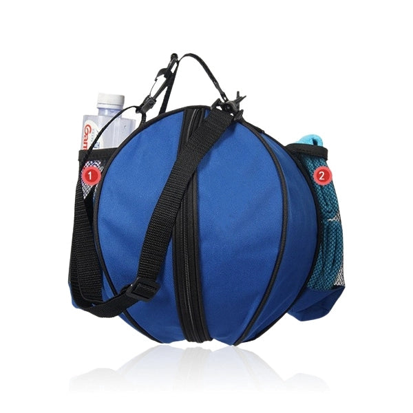 Oxford Cloth Round Basketball Backpack