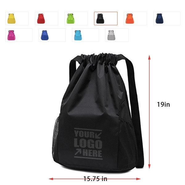 Drawstring Basketball Backpack