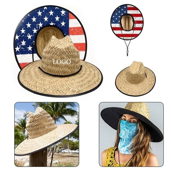 Lifeguard Beach Straw Hat