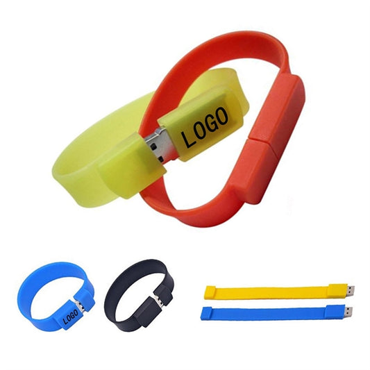 Silicone USB Flash Drive Bracelet