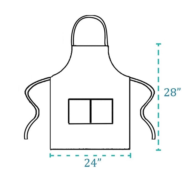 Polyester Aprons With Two Pocket Custom Logo