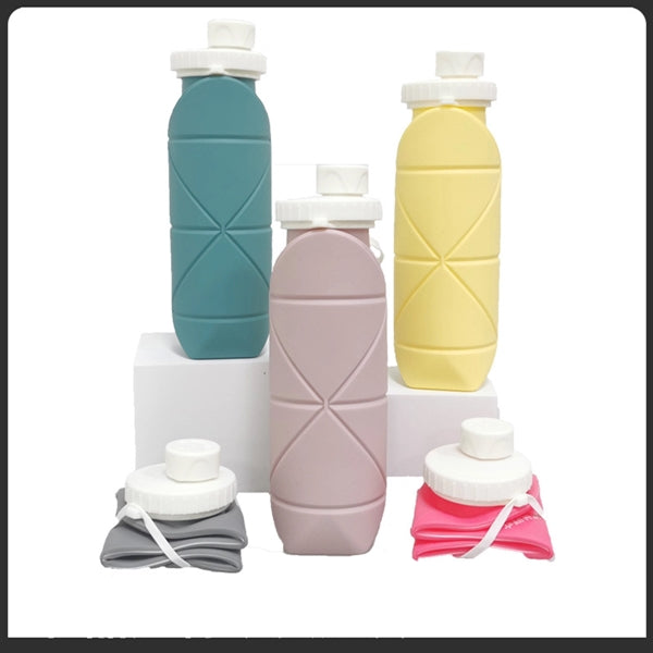 Leakproof Silicone Foldable Water Bottle