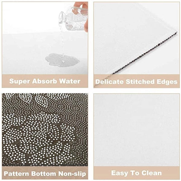 Custome Non Slip Crystal Velvet Indoor Doormat