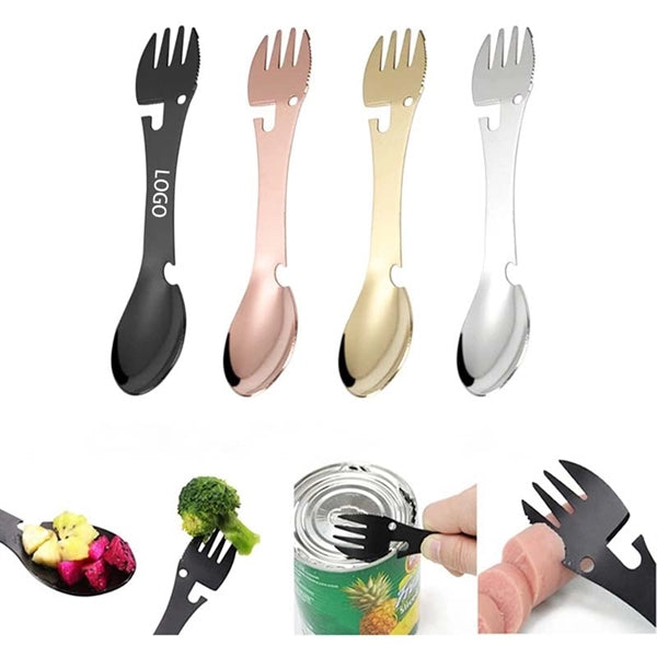 Multi Function Stainless Steel Camping Spork