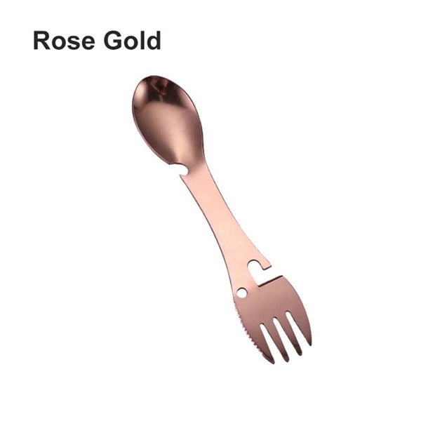 Multi Function Stainless Steel Camping Spork