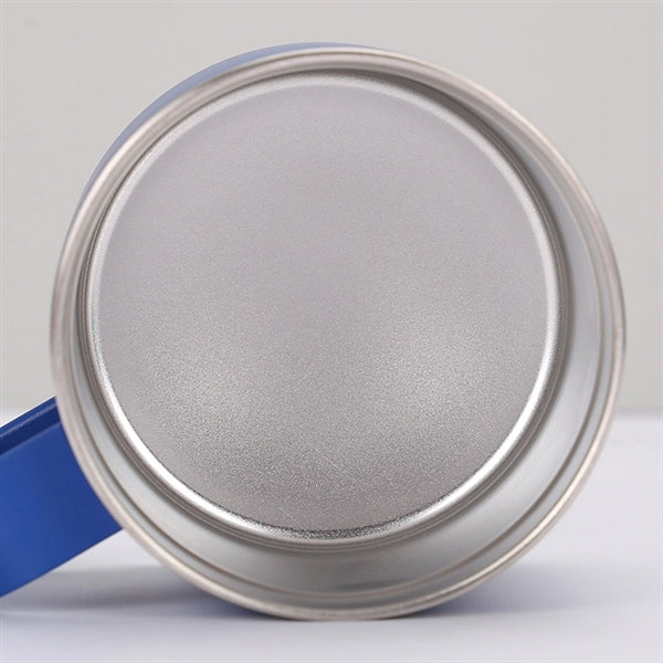 14Oz Stainless Steel Vacuum Camping Mug With Handle