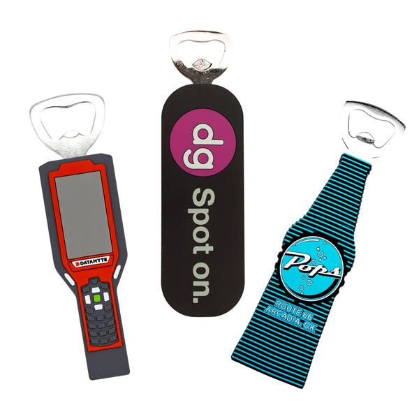Shape PVC Bottle Openers