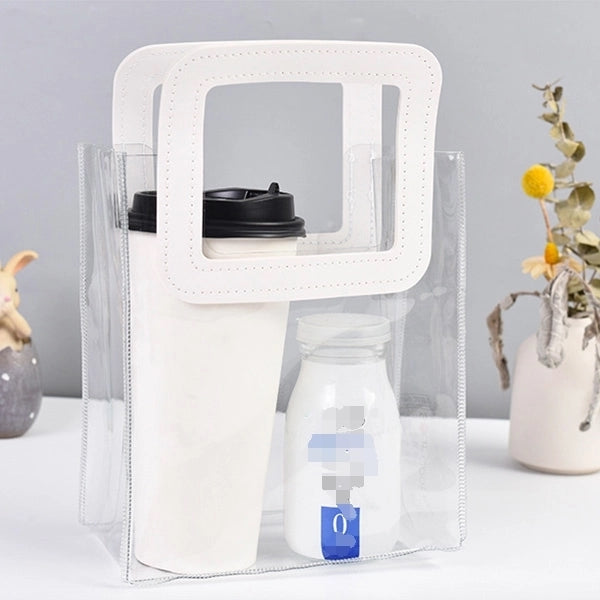 PVC Transparent Food Tote Bag