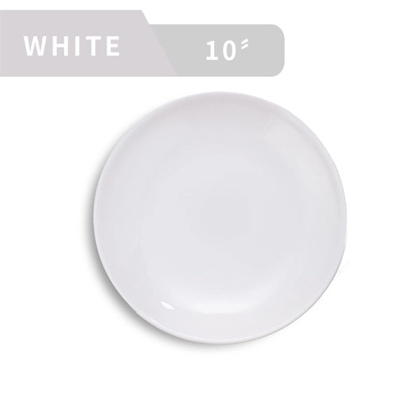 10" Lightweight round salad Melamine Dinner Plate