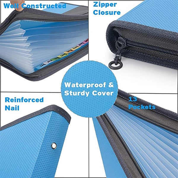 13 Pockets Expanding File Folder