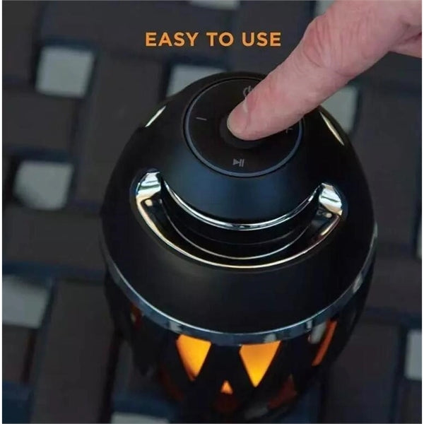 LED Flame Bluetooth Speaker For Outdoor