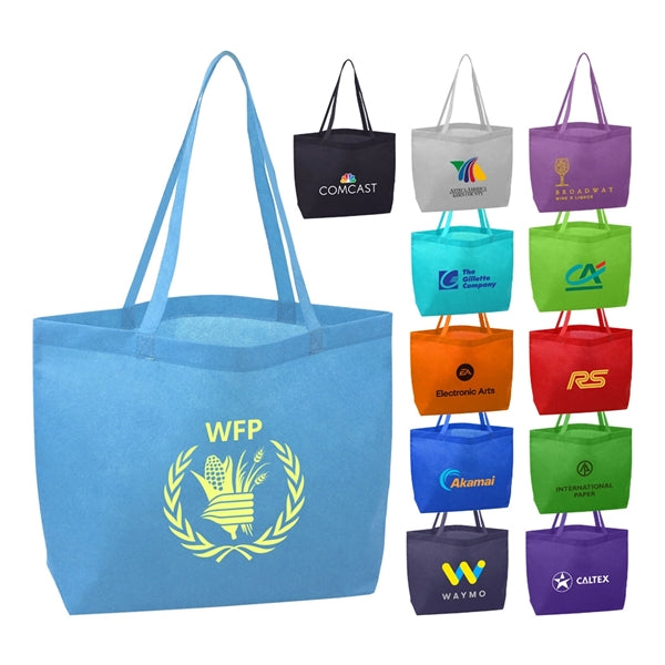 Heat-Sealed Non-Woven Shopping Tote