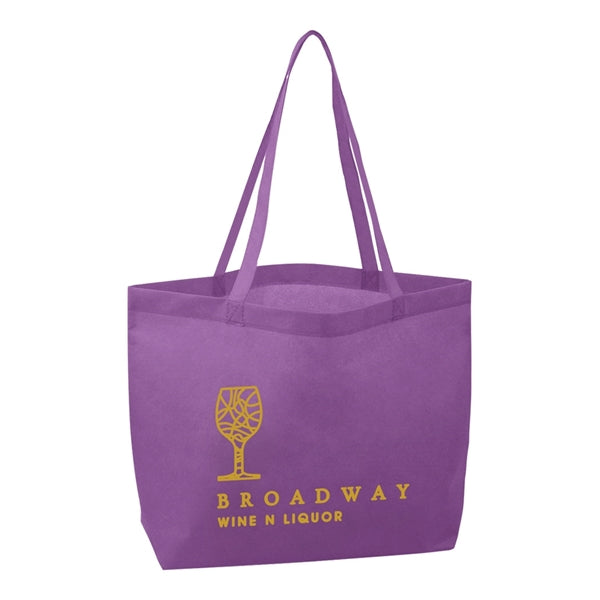 Heat-Sealed Non-Woven Shopping Tote