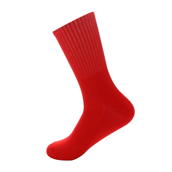 Solid Color Mid Tube Socks