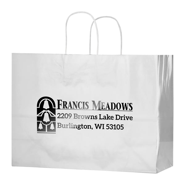 2-Bottle Kraft Paper Horizontal Tote