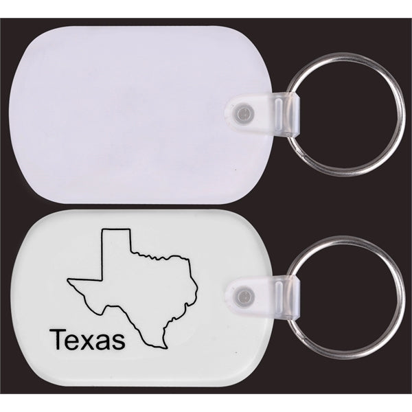 Texas Map PVC Key Holder