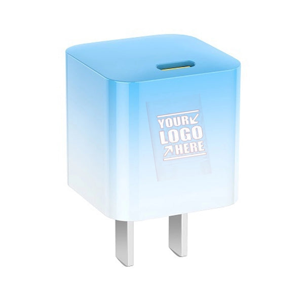 20W Usb C Fast Charger Dual Port 2 Tones Color