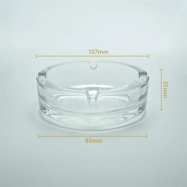 Clear Glass Ashtrays for Cigarettes