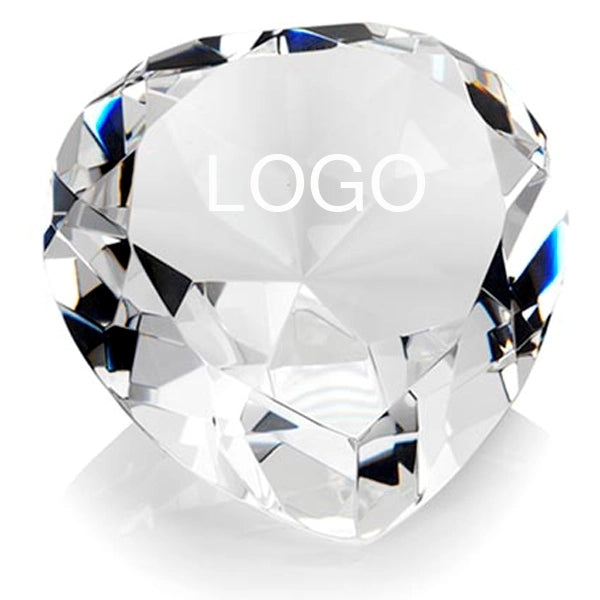 Hearts Paperweight Crystal
