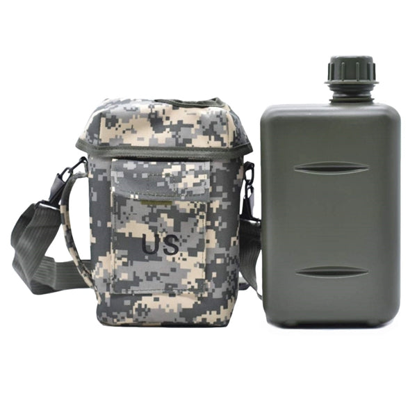 Military Canteen Squared Insulated Camouflage Bag