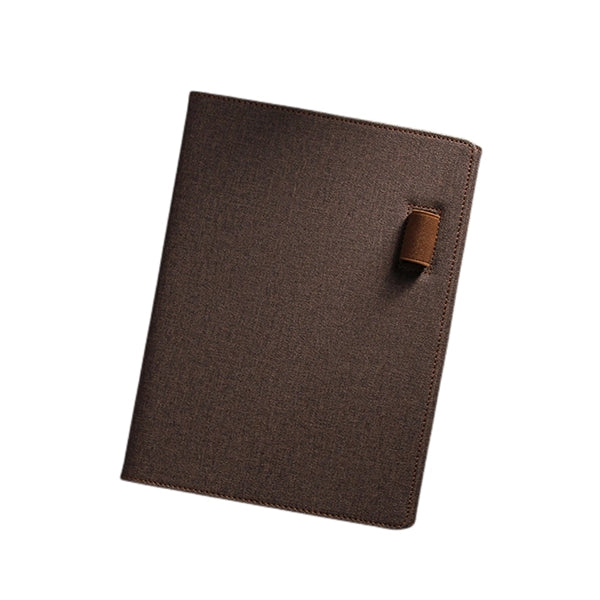 A5 Tri-Fold Linen PU Notebook
