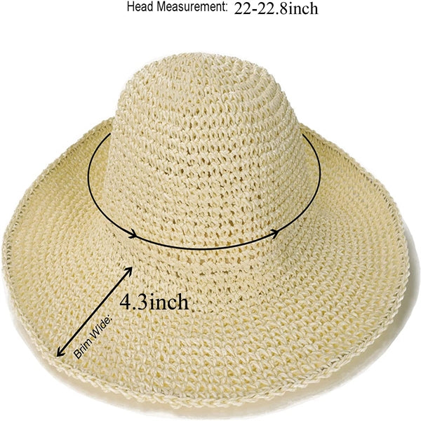 Foldable Travel Straw Hat