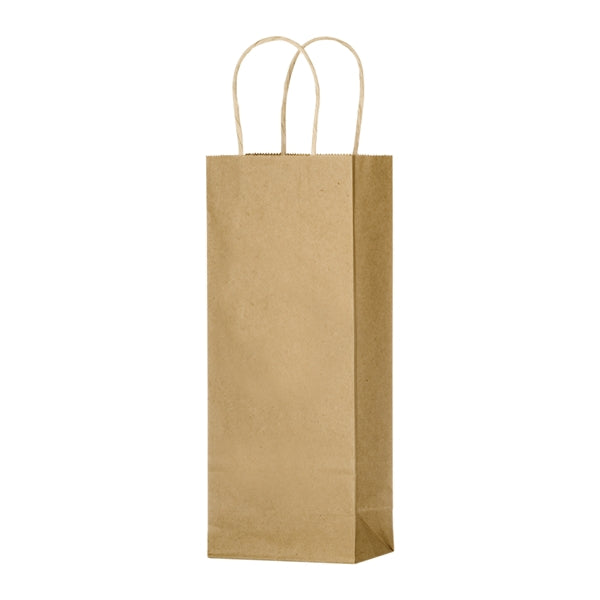 1-Bottle Kraft Paper Tote