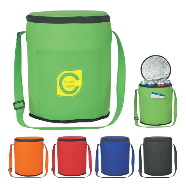 Non-Woven Insulated Round Cooler Bag