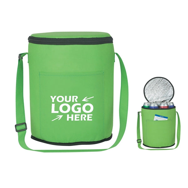 Non-Woven Insulated Round Cooler Bag