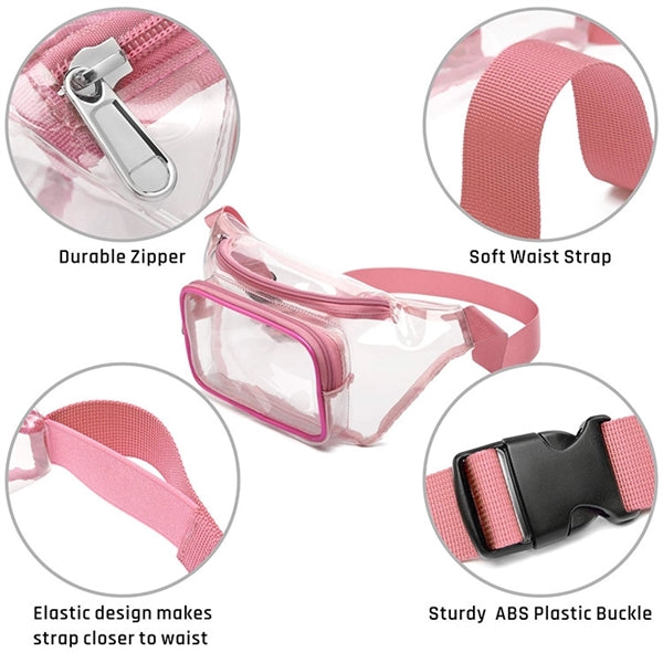 Clear Fanny Pack Waterproof Cute Waist Bag