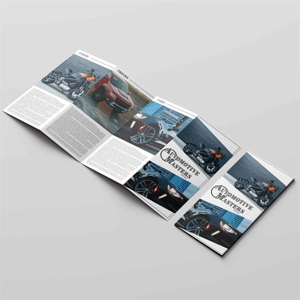 Quad-Fold Panel Flyer Brochure