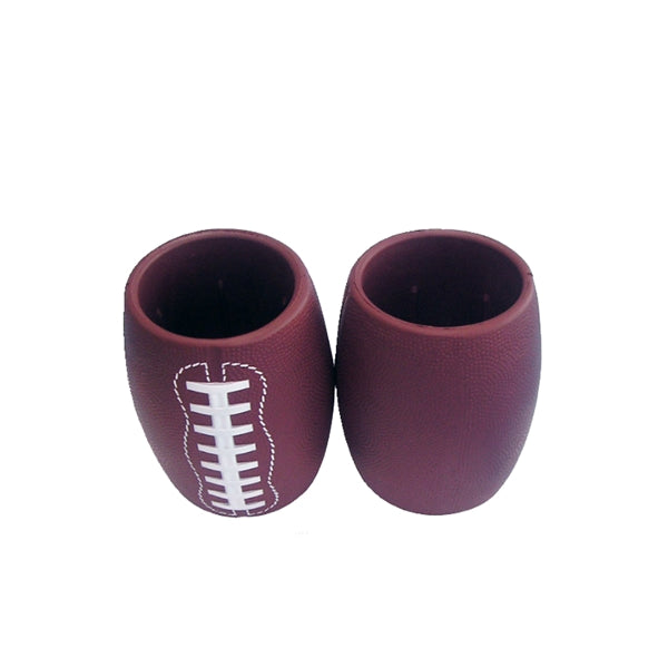 Football Shaped Can Cooler
