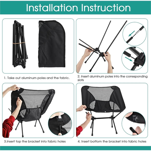 Portable Folding Oxford Camping Chair