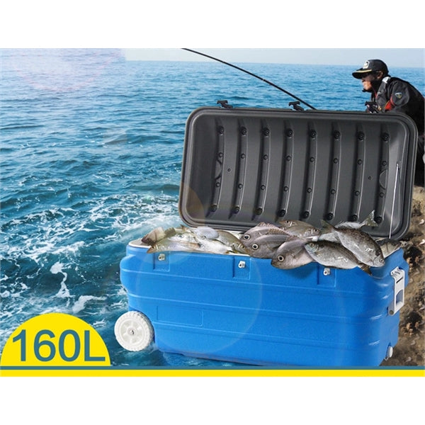 160L Wheeled Picnic Cooler Keeps Contents Cool For 48 Hours
