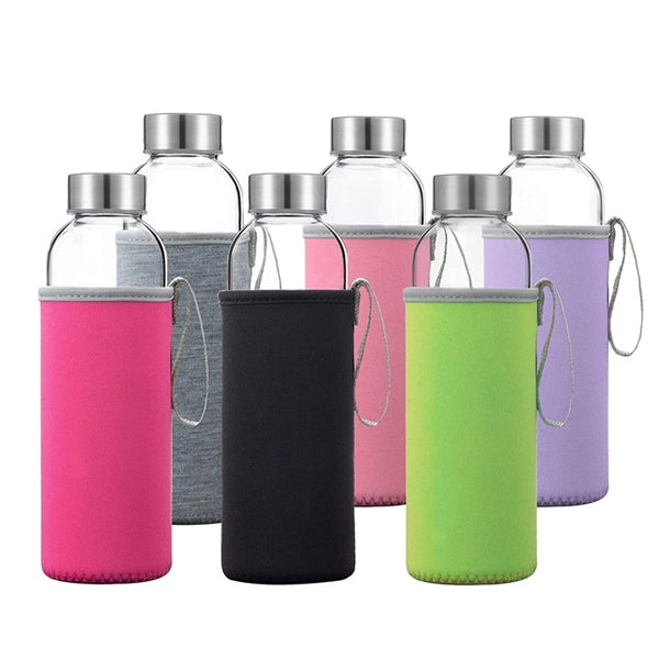 Glass Infuser Water Bottle