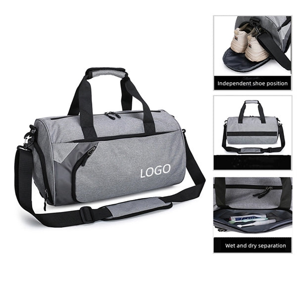 Sports Gym Duffel Bag With Shoe Compartment